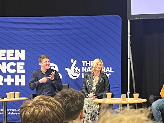 ItvAcademy's tweet image. Last week @signpostprod's Technical Specialist, Giles Bowman and Head of Partnerships, Claire Wilson joined @nescreen_  #ScreenAllianceNorth event: Overcoming Barriers in film &amp;amp; TV – Connected Communities
"Access is logistics. Inclusivity is how we feel. We focus on feelings"