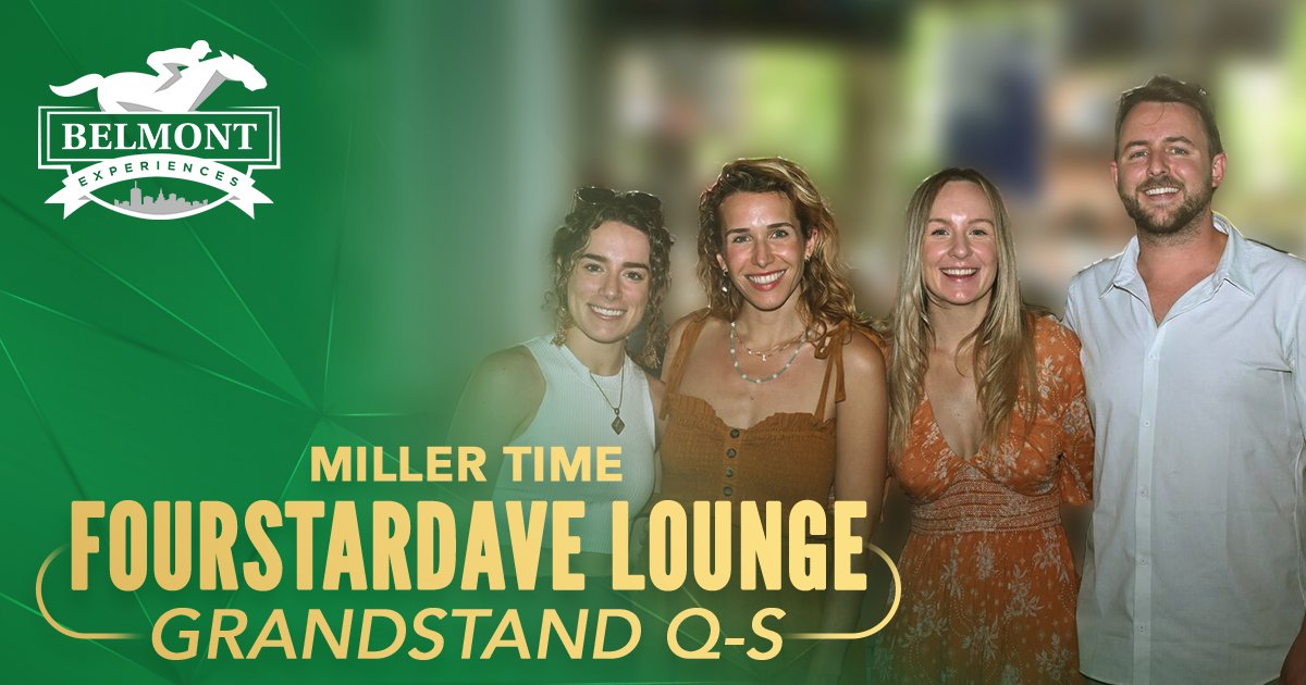 Elevate your Belmont Race Day with the Miller Time Fourstardave Grandstand Package from Belmont Experiences! Optimal views, luxurious lounge access, and exclusive perks await. It’s more than just a ticket; it’s a gateway to unforgettable moments! ➡️ bit.ly/4afXbCH