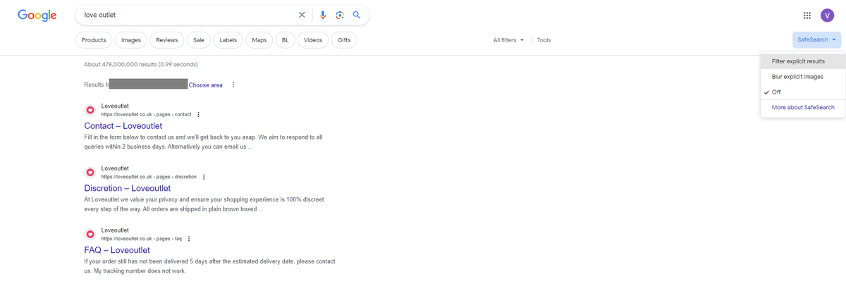 pangolinks's tweet image. Hi @JohnMu I&apos;m sorry to bug you again but do you know if anything came from G investigating this? It looks like Ann Summers is ok now but we&apos;re still seeing it for &quot;love honey&quot; &amp;amp; it looks like Loveoutlet are also getting weird mis-spell results now too (although not a subdomain)