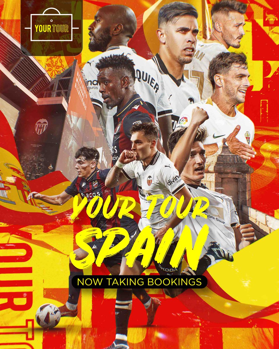Your Tour Spain has arrived 🇪🇸💃⚽️

To find out more or to check out the action packed itineraries in the sun DM us or type ‘Spain’ into the ‘What would you like to do during your tour?’ Box at the bottom of the application form on our website 💻💬