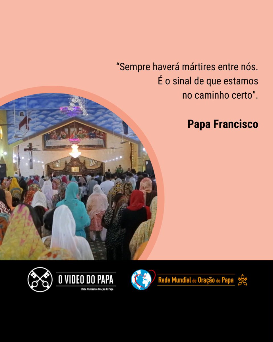 Nestes tempos difíceis para a Igreja, recordemos que a coragem e o impulso missionário dos mártires iluminam o nosso caminho, recordando-nos a importância de perseverar na fé. 🙏 @Pontifex_pt anima-nos a não ter medo de anunciar o Evangelho.

youtu.be/ogvKJD9Q_2c