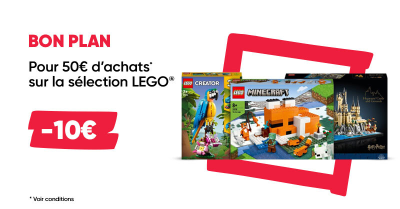 #BonPlanFnac 🎉 Profitez de 10€ offerts pour 50€ d’achat sur la sélection de Lego. 😉
👉 lc.cx/3ondie