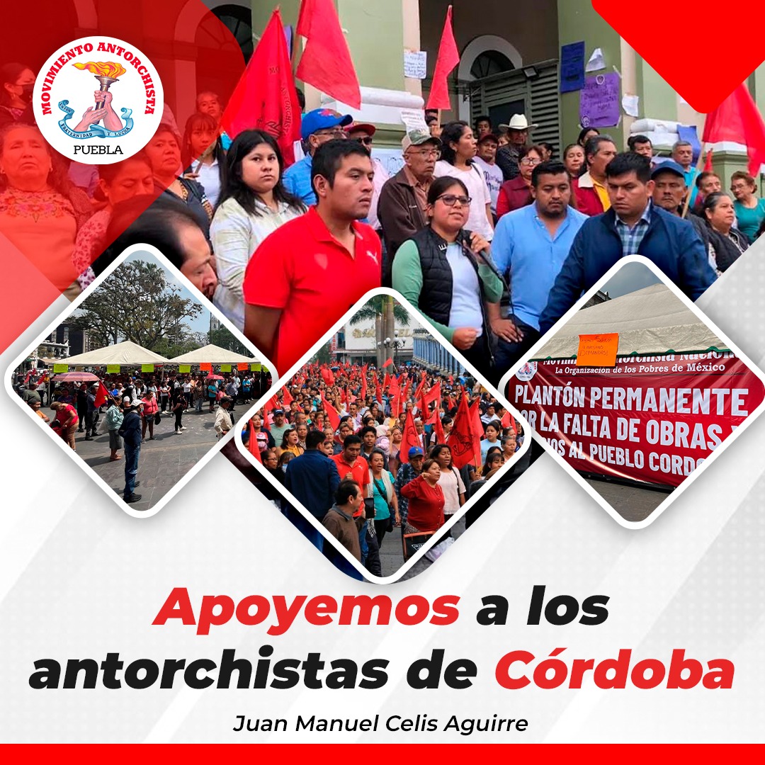 CelisAguirre's tweet image. #Opinión ✍️|| Apoyemos a los antorchistas de Córdoba
Juan Celis Aguirre
Ya son dos semanas desde que nuestros compañeros antorchistas de la ciudad de Córdoba, Veracruz, instalaron un plantón por tiempo indefinido frente al palacio municipal de esta ciudad.
n9.cl/425ak