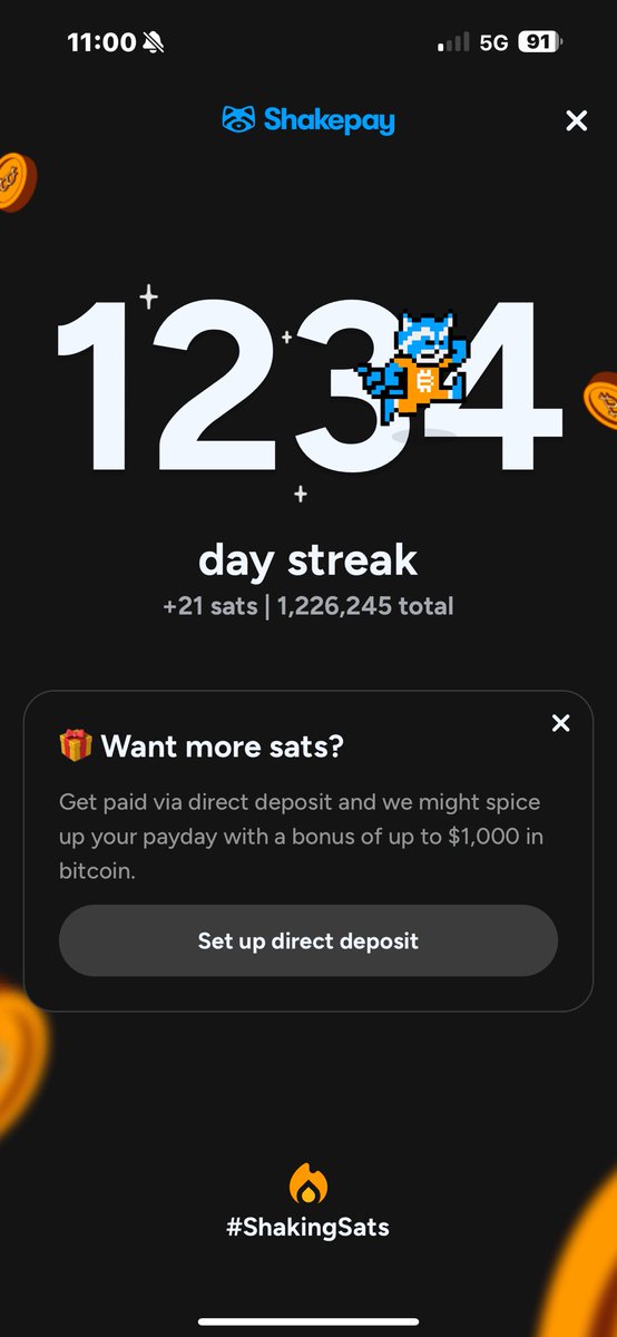 #shakingsats 1234!!! <a href="/shakepay/">Shakepay — Buy Bitcoin 🇨🇦</a>
