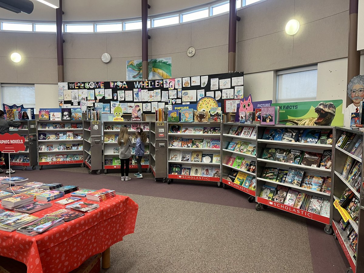 The book fair is here all week! Sign up to volunteer or create an eWallet with this link bookfairs.scholastic.com/bf/hayes2023 @HayesHuskies <a href="/hayeshuskiespta/">@HayesHuskiesPTA</a>