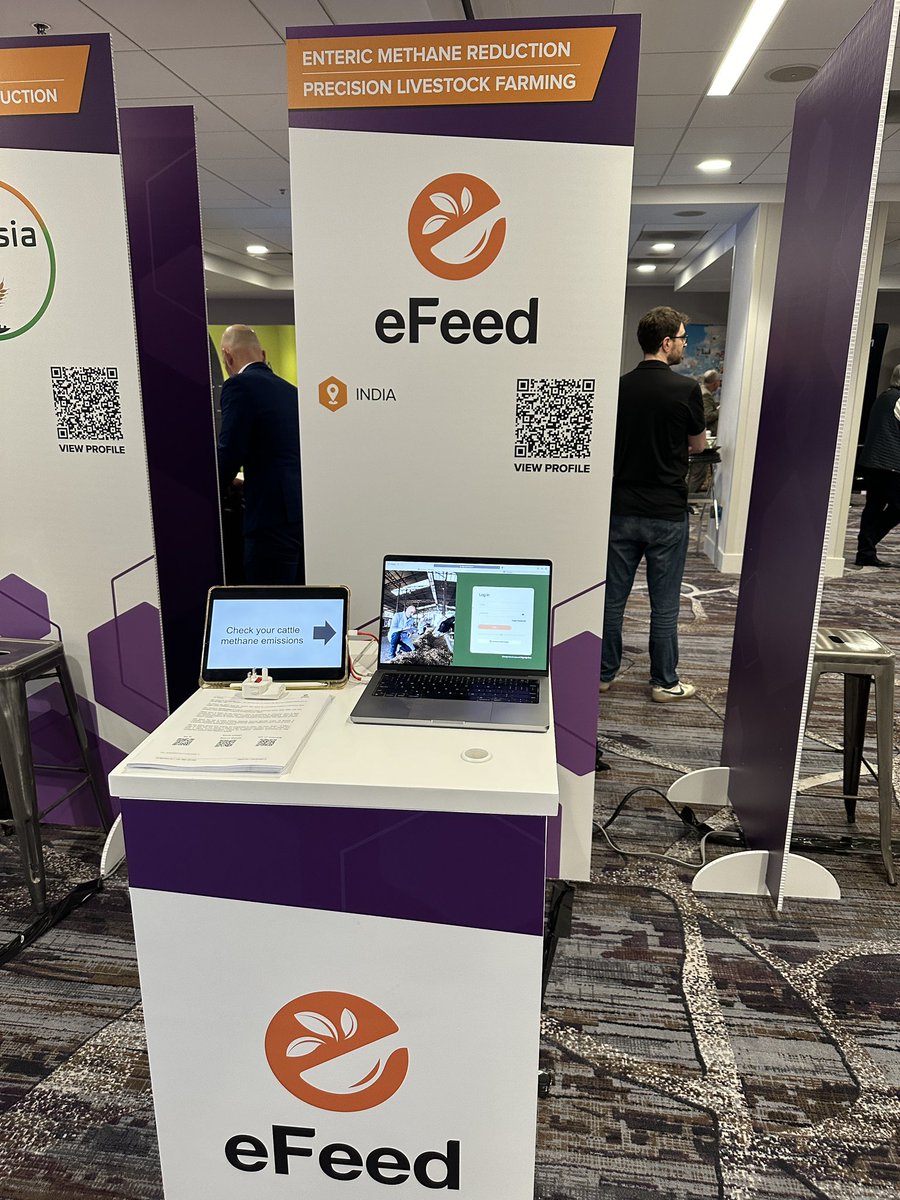 yourfeedbuddy's tweet photo. We are live at @WorldAgriTech in San Francisco. 

Come and say hi if you are building in livestock and sustainability. https://t.co/gZPnB9NLdf