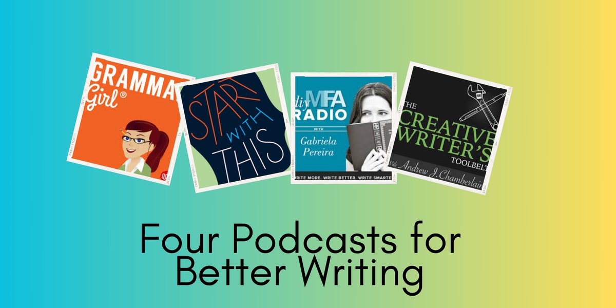 kelrenlee's tweet photo. Four Podcasts for Better Writing: Learn On the Go https://t.co/gYAv0HKUYc #writer #writing #writersoftwitter #writerscommunity #podcast #writing https://t.co/YKbBnrKQNR