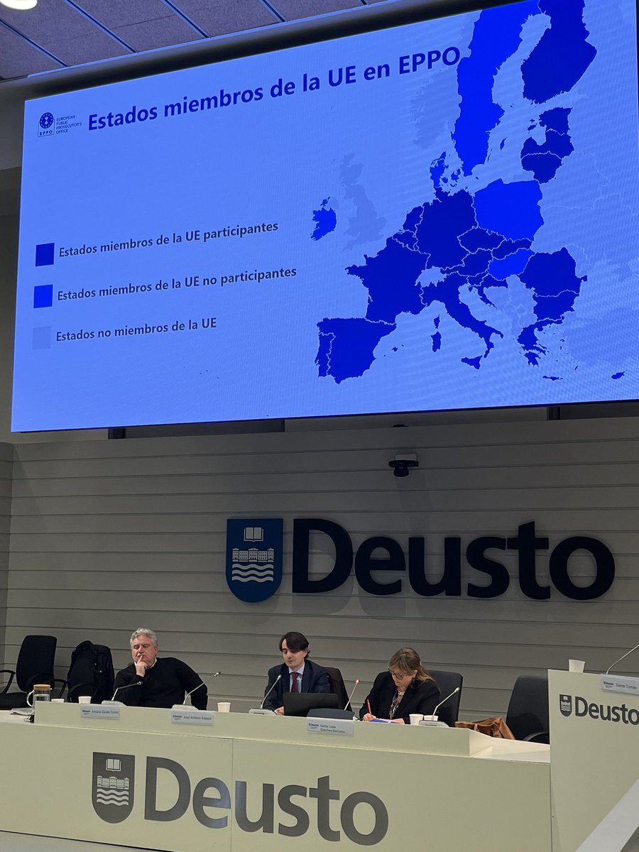 Paul Stephenson (@pauljstephenson) on Twitter photo Will the five non-participating countries sign up to the #EPPO some day soon? <a href="/DeustoResearch/">Deusto Research</a> <a href="/ml_san_barr/">Maria L Sanchez B</a> Will the five non-participating countries sign up to the #EPPO some day soon? <a href="/DeustoResearch/">Deusto Research</a> <a href="/ml_san_barr/">Maria L Sanchez B</a>