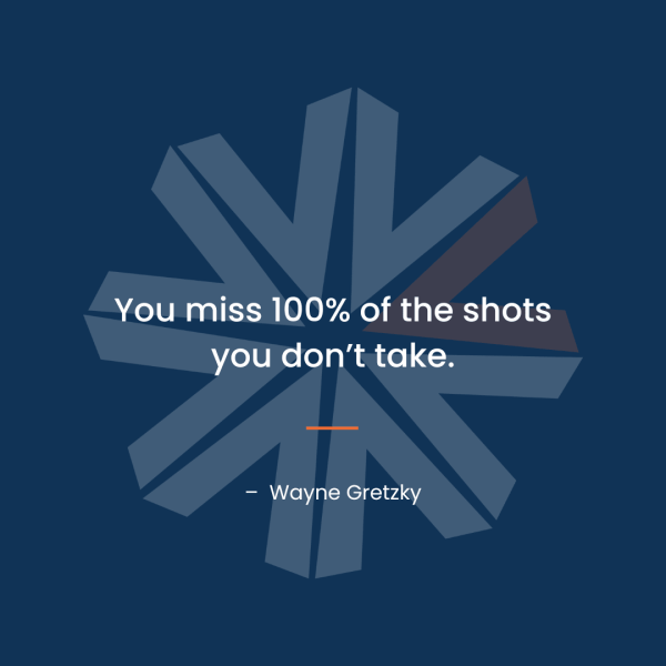 J_Algate_IT's tweet photo. "You miss 100% of the shots you don't take."
– Wayne Gretzky https://t.co/eDoP1tekuI