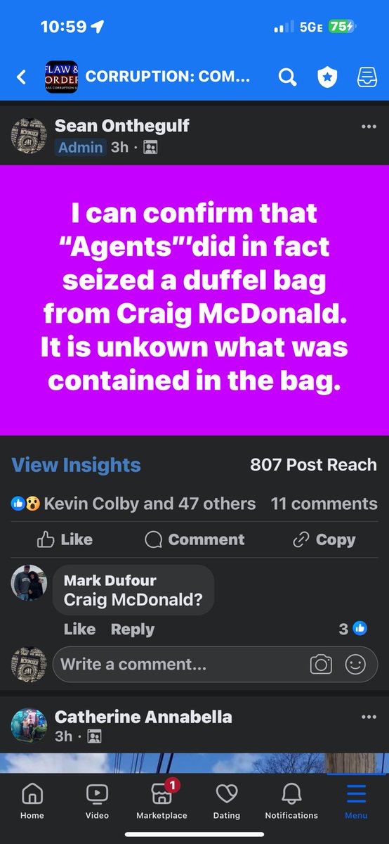 Before the KR story broke last year, several unmarked cars converged at a  residence on Cedarcrest in Canton!  It has been confirmed the residence is that of Craig McDonald  a close associate of Trooper Proctor!  

What is not confirmed is what was contained in that duffel bag!