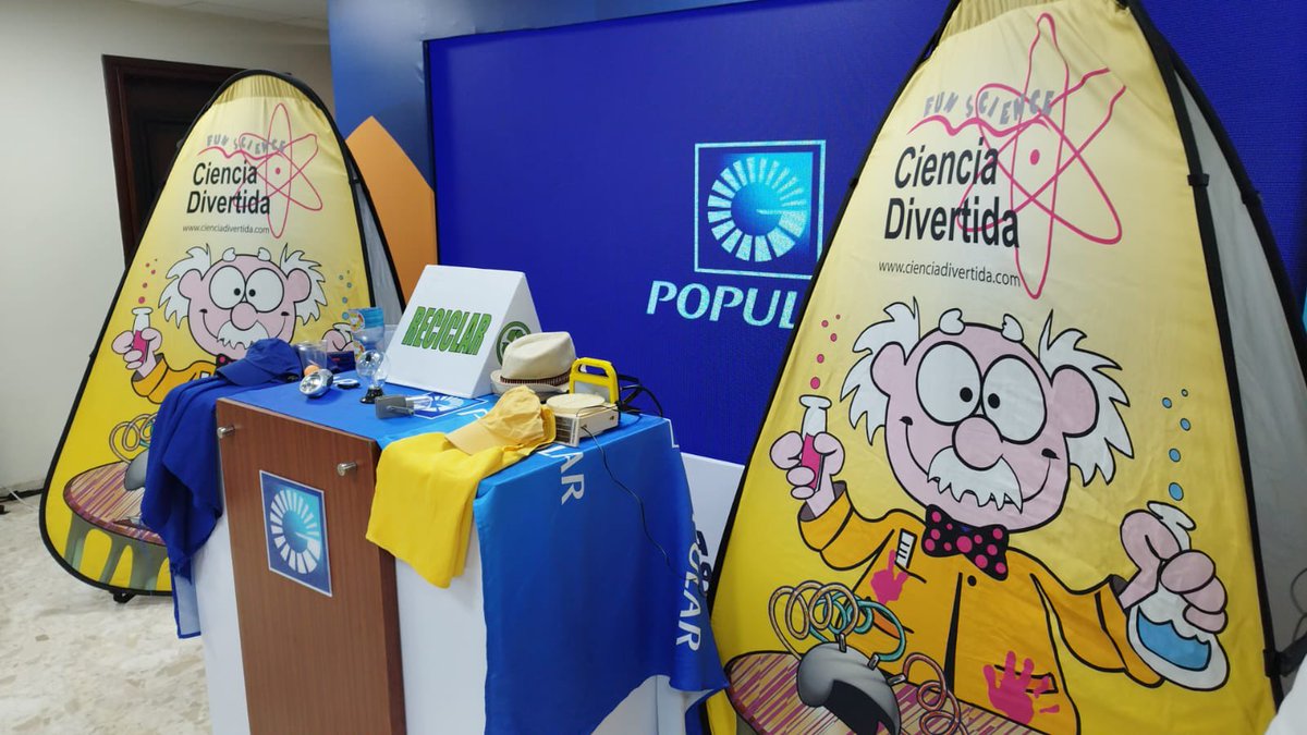 En Santo Domingo: “Ahorrar nos hace bien!” con el Banco Popular en el área de Cuenta-cuentos recibiendo cientos de escolares esta mañana de inicio de la #sefBCRD 2024