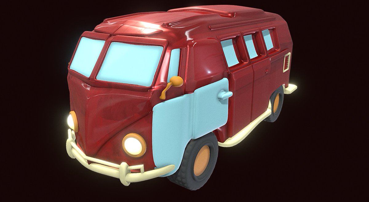 #3dart #3dvehicle #vehicle3d #transport #3dmodel #sketchup #sketchup3d #render #vray #cinema4d #3dmodelleme #3dmodelling #3dcar #van #travel #3ddesigns #3ddesign #3dart #3D  #sketchfab