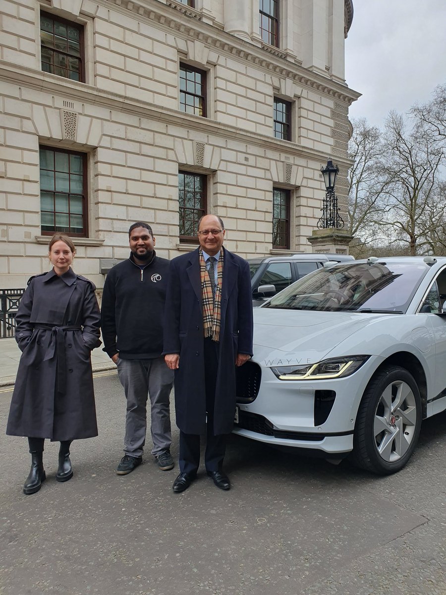 An enjoyable and interesting experience going around central London in a self driving vehicle in preparation for doing line by line scrutiny at Committee stage of the Automated Vehicles Bill. @wayve_ai