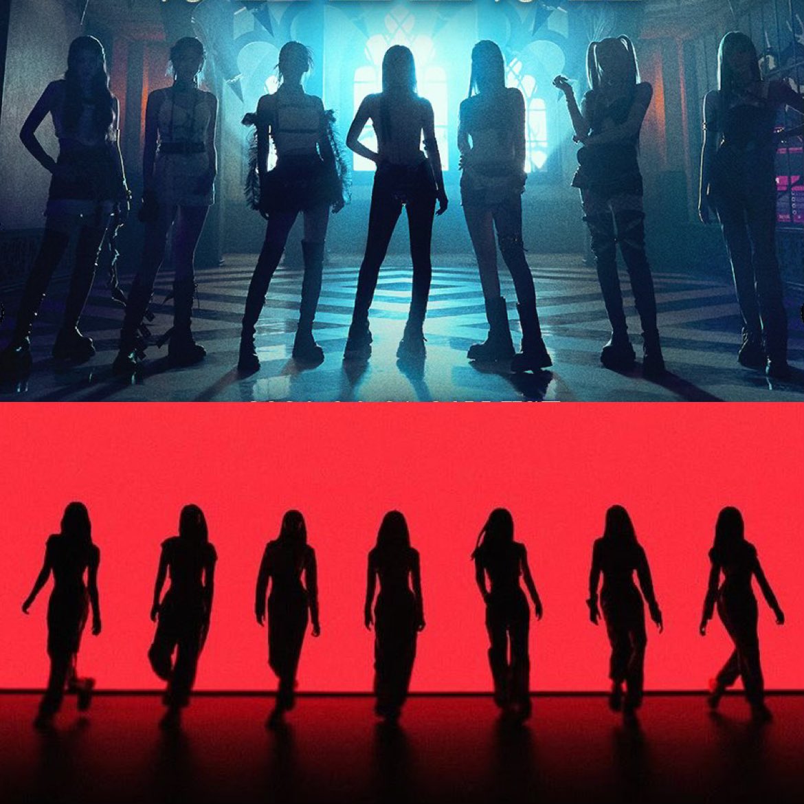 baemonjeu's tweet image. no one beating babymonster in the silhouette category