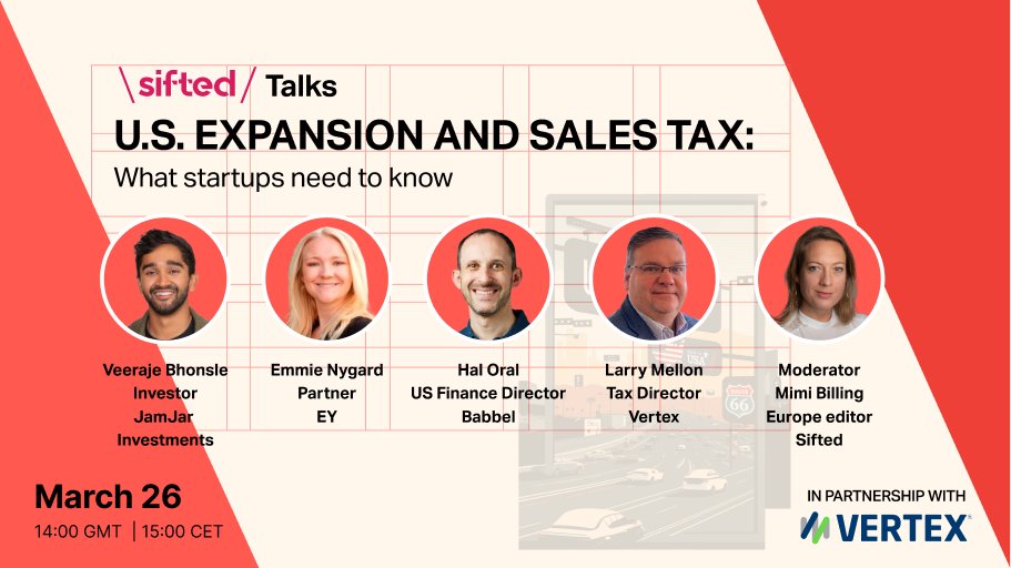 Siftedeu's tweet image. The path to take on the US – and win — is fraught with operational complexity. Uncover strategies for navigating US sales and use tax in our next Sifted Talks. 🇺🇸

RSVP here. 👉 sifted.eu/talks/us-expan…

#expansion #US #siftedtalks #startupevent