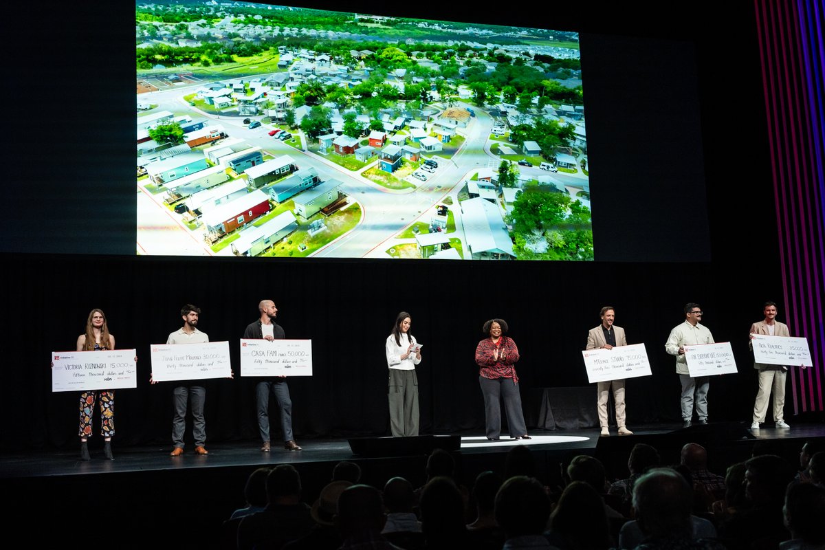 Initiative 99 winners revealed! Thanks to @WellsFargo for supporting the global design competition for affordable housing. Homes coming soon to @mobileloaves! See full list of winners + short docu on their stories--> iconbuild.com/newsroom/initi…