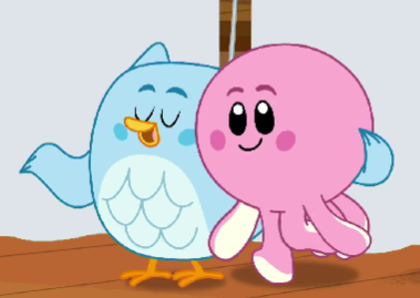 spaceboy20092's tweet photo. still not allowed. her AND inkie. not only are they likely inseparable but they are THE match made in heaven.
these are all from the same episode (Too Many Tentacles) and they explain everything about my point. #LunaChipInkie https://t.co/b7yVc62DEO