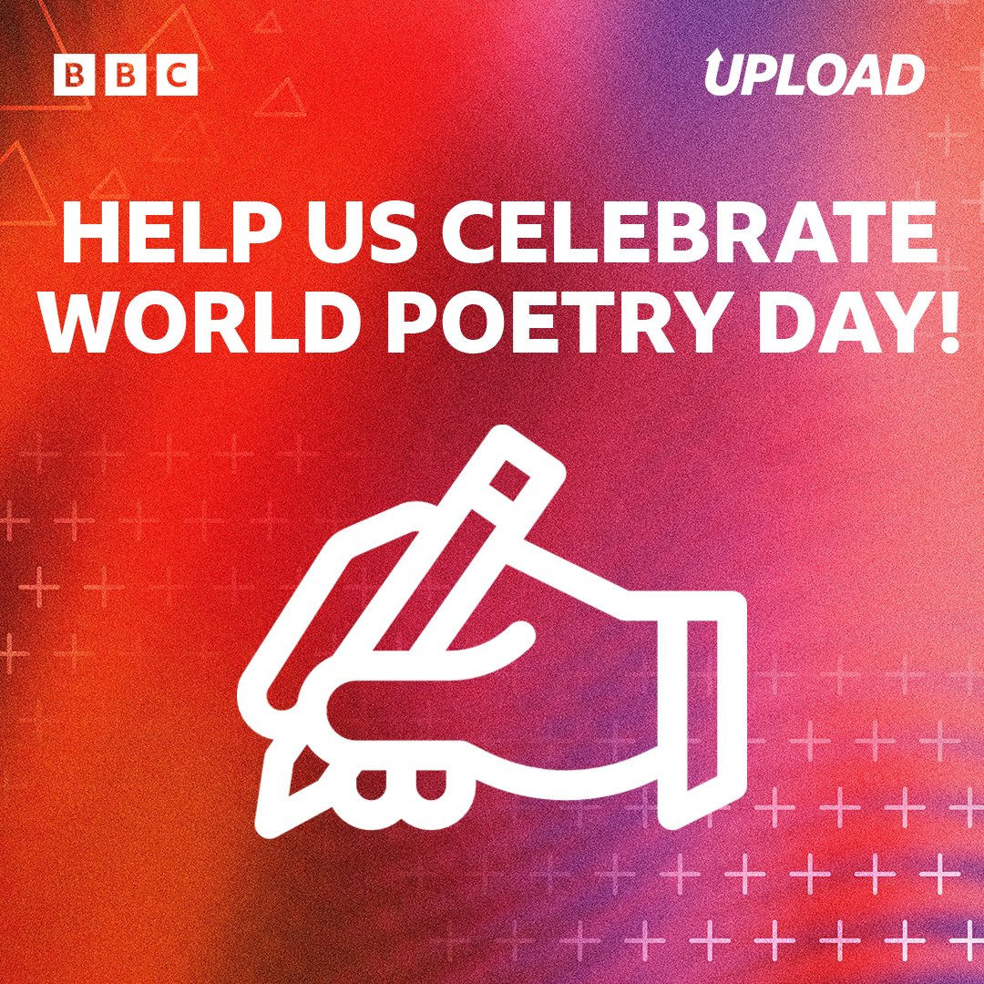 Help us celebrate #WorldPoetryDay this Thursday by uploading a poem you've written! ✍️

Just use the camera or voice notes app on your smartphone and head to our website to upload 👇

bbc.co.uk/upload