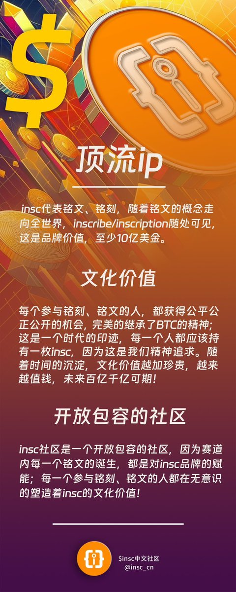 XYDHLJJ's tweet photo. 《铭吻》(#instablecoin)
上帝要开始亲吻铭文,给其增添子孙后代了......
铭文维度的稳定币——巨大的流动性即将到来
狂暴铭文市场即将到来,这一切都是底层架构的完善,
协议层面的升级更新、索引维度的去中心化、资本VC进场的水池先建一个大水池。
这个稳定币,仍然是以铭文 #insc 位底层架构去构建,
所以,你品,你细品。
未来所有比特币链上一层资产都依托于inscription去做,哎嘿?#insc 链上铭文数量依托- Self-Minting Proposal、- Burning Proposal,直接打通比特币链一层铭文资产流动性。
最大的收益者除了所有的一层BRC20铭文资产、Ordinals小图片合集之外,最大的具备未来MEME属性、文化、科技、共识的就是 #insc ,铭文序号总量破一个亿的速度肯定会因为稳定币铭文的发行而加速!、加速!、加速!
(62,648,335Total Inscriptions To Date)
关于铭文的未来想象,交给你们。
关于名字,我更愿意称呼它是,铭吻,
#Inscriptions+#stablecoin=#inscriptionstablecoin
=#insblecoin!!!
#insc #insblecoin
#inscribe #inscription
#X言Y语 #TheBTCEcosystem
@Port3Network #Port3 #P3
#Bitcoin #Ordinals #Brc20 #UniSat #Brc20Swap