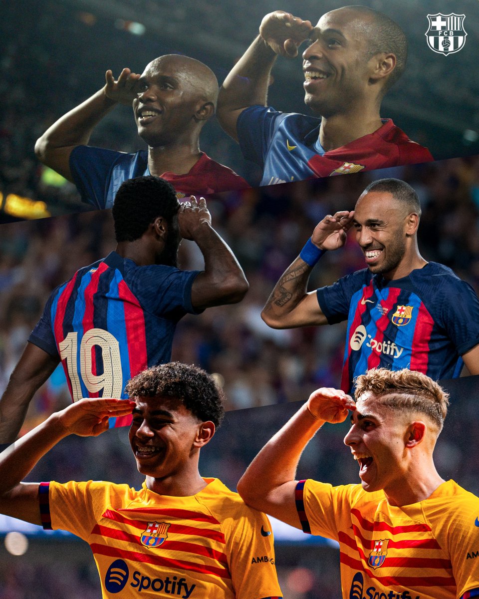 FCBarcelona_cat's tweet photo. 🫡 De generació en generació https://t.co/9yo7qmgjlc