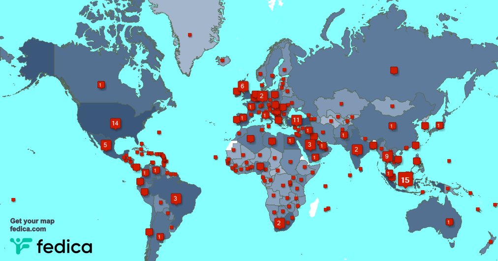 Special thank you to my 5100 new followers from Spain, UK., Egypt, and more last week. fedica.com/!Nigeymartin