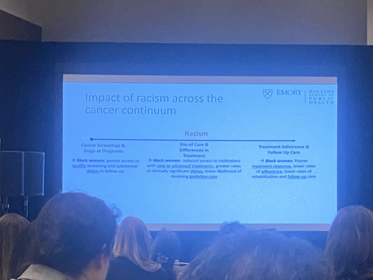 ASPO Disparities Special Interest Group (@aspodisparities) on Twitter photo <a href="/Dr_LEMcCullough/">Lauren E. McCullough</a> “Don’t exploit our pain without exploring our POWER” -project BRIDGE participants
For info about <a href="/Dr_LEMcCullough/">Lauren E. McCullough</a> work on #SDOH:
🤩May 6th launch of VOICES of Black Women voices.cancer.org
🤩Team SAMBAI lead by <a href="/MeliD32/">Melissa B Davis, PhD</a>: cancergrandchallenges.org/teams/sambai
#ASPO2024 <a href="/Dr_LEMcCullough/">Lauren E. McCullough</a> “Don’t exploit our pain without exploring our POWER” -project BRIDGE participants
For info about <a href="/Dr_LEMcCullough/">Lauren E. McCullough</a> work on #SDOH:
🤩May 6th launch of VOICES of Black Women voices.cancer.org
🤩Team SAMBAI lead by <a href="/MeliD32/">Melissa B Davis, PhD</a>: cancergrandchallenges.org/teams/sambai
#ASPO2024
