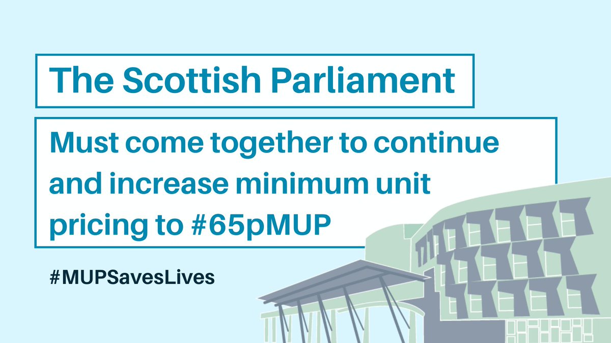 It's an absolute no-brainer for @ScotFamADrugs to be one of 80+ signatories to this letter calling for Minimum Unit Pricing to be continued & uprated to 65p. We know it saves lives & reduces alcohol harm for whole families. Cross-party support would be fantastic! #MUPSavesLives