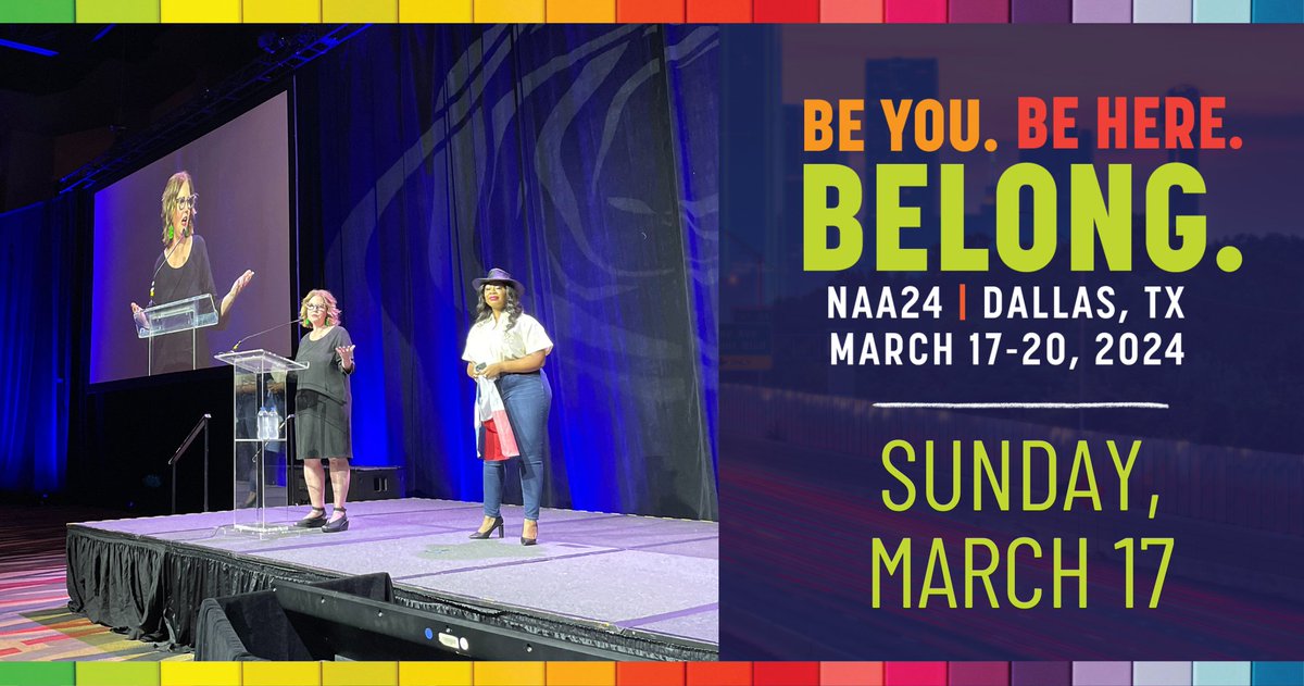 WELCOME TO TEXAS! Day 1 of #NAA24 was all about inspiration & connection. Whether you're here with us on site or following Convention from afar, we can't wait to share more highlights from the next few days! #BeYouBeHereBELONG loom.ly/rmOSFHQ
