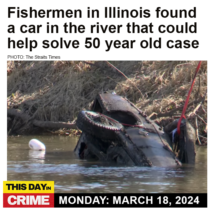 A bad day fishing turns into a good day to solve a cold case.

Listen to today's show wherever you listen to #podcasts. #police #coldcases #unsolved #crime #crimenews