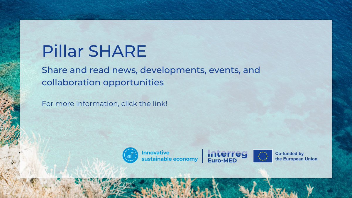 3️⃣ #SHARE your expertise, insights and experiences with the #Mediterranean community! You can exchange news, events and collaboration opportunities with the #ISECHub. 🌱Let's make a difference together! …tainable-economy.interreg-euro-med.eu/hub/
