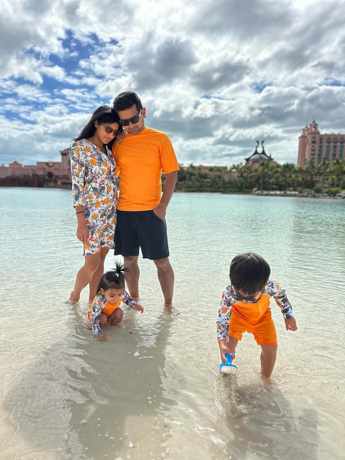 coolibar on X: Coordinating swimsuits for the entire family not only look  adorable but also provide parents with peace of mind regarding their  children's safety, thanks to the bright color options.   /