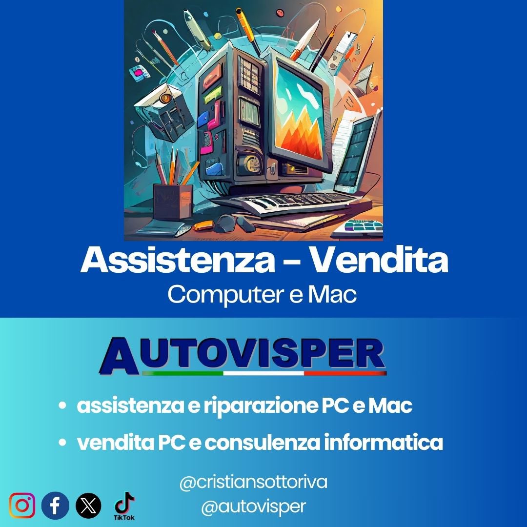 AutovisperSrl's tweet photo. 💥 PRONTI ALLA NOVITÀ?💥
Ecco il nostro nuovo #servizio che offriamo a tutti i nostri clienti! 
Continuate a seguirci perché abbiamo ancora delle novità da svelarvi!
“Autovis-per assistenza” 😎
📍Dove? Via Enrico Fermi 27, #Valdagno
#assistenzapc #venditapc #mac #informatica https://t.co/dOyxafcTZJ