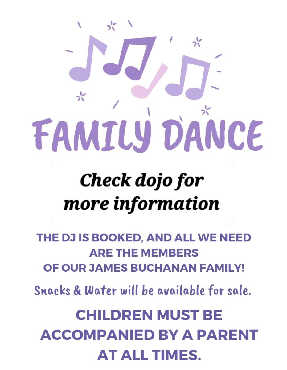 JBES Family Dance!   See Dojo for details! <a href="/buchanan_es/">JamesBuchananES</a>