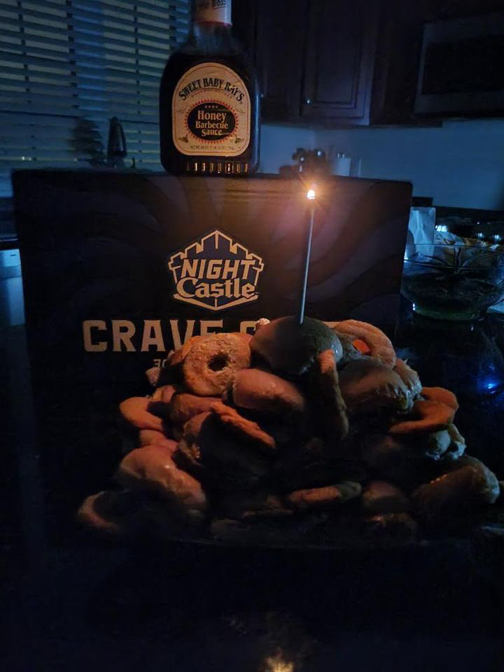 fuck it. white castle birthday cake