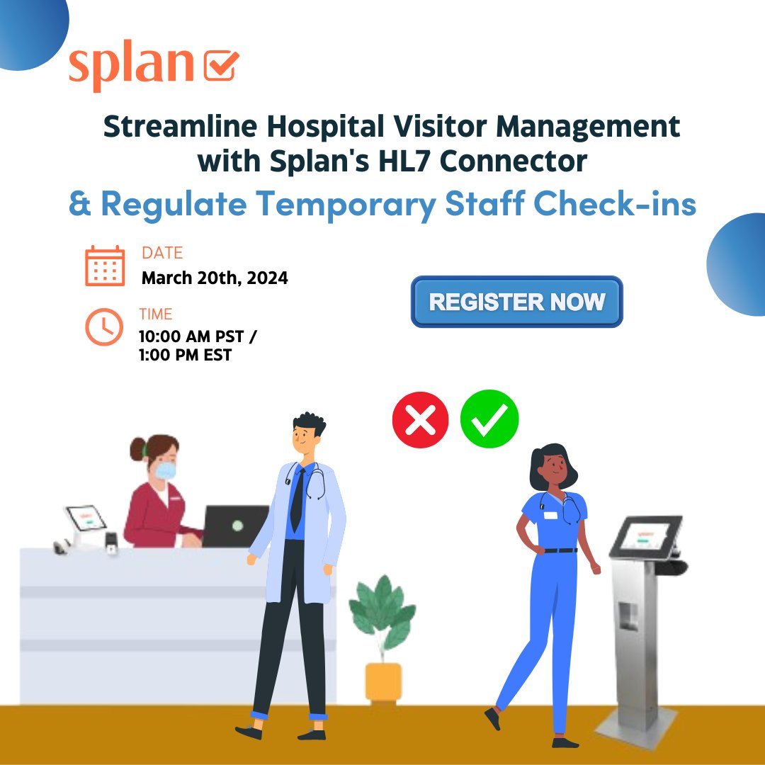 Tired of cumbersome check-in processes for temporary doctors, nurses, and other healthcare professionals? Our system simplifies it.
Join our webinar on Wednesday, March 20th, 2024, at 10:00 AM PST/ 01:00 PM EST.
Register now: us02web.zoom.us/webinar/regist…