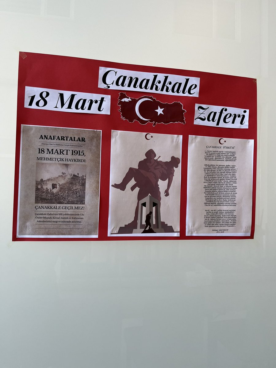 Yurt Müdürlüğümüzde “18 Mart Çanakkale Zaferi ve Şehitleri Anma Günü kapsamında öğrencilerimizle İstiklal Marşımızı okuduk ve belgesel izledik. 
🇹🇷Tüm Şehitlerimizi rahmet, minnet ve saygıyla anıyoruz. 🇹🇷 
<a href="/OA_BAK/">Dr. Osman Aşkın Bak</a> <a href="/selimakGSB/">Selim AK</a> <a href="/arzum_bulduk/">Arzum Bulduk</a>  <a href="/EdirneKYGM/">GSB Edirne Yurtları</a>

🌼 Meriç Öğrenci Yurdu 🌼