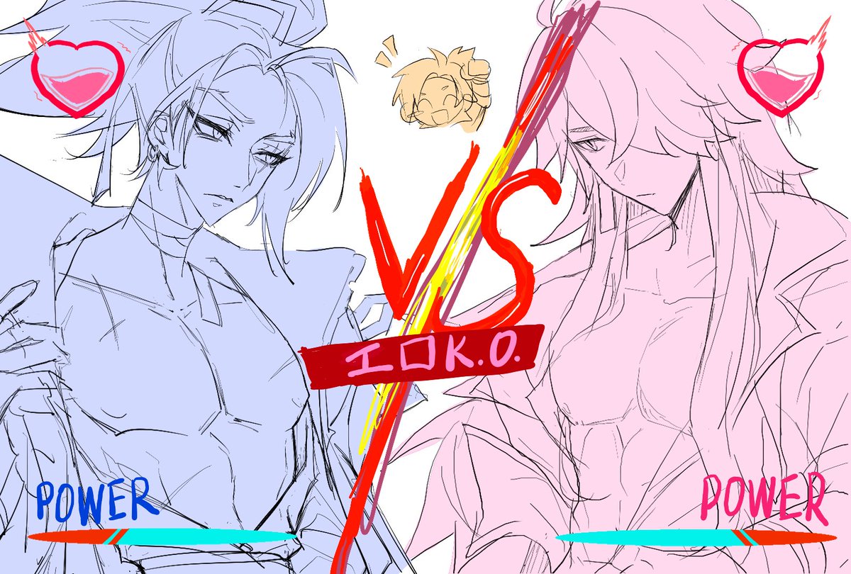 mizilone's tweet photo. #Yone #Yasuo
和@asicoat合绘了兄弟pk（这是什么奇怪的游戏啊
说不定有后续，哈哈…… https://t.co/VxqRttro89