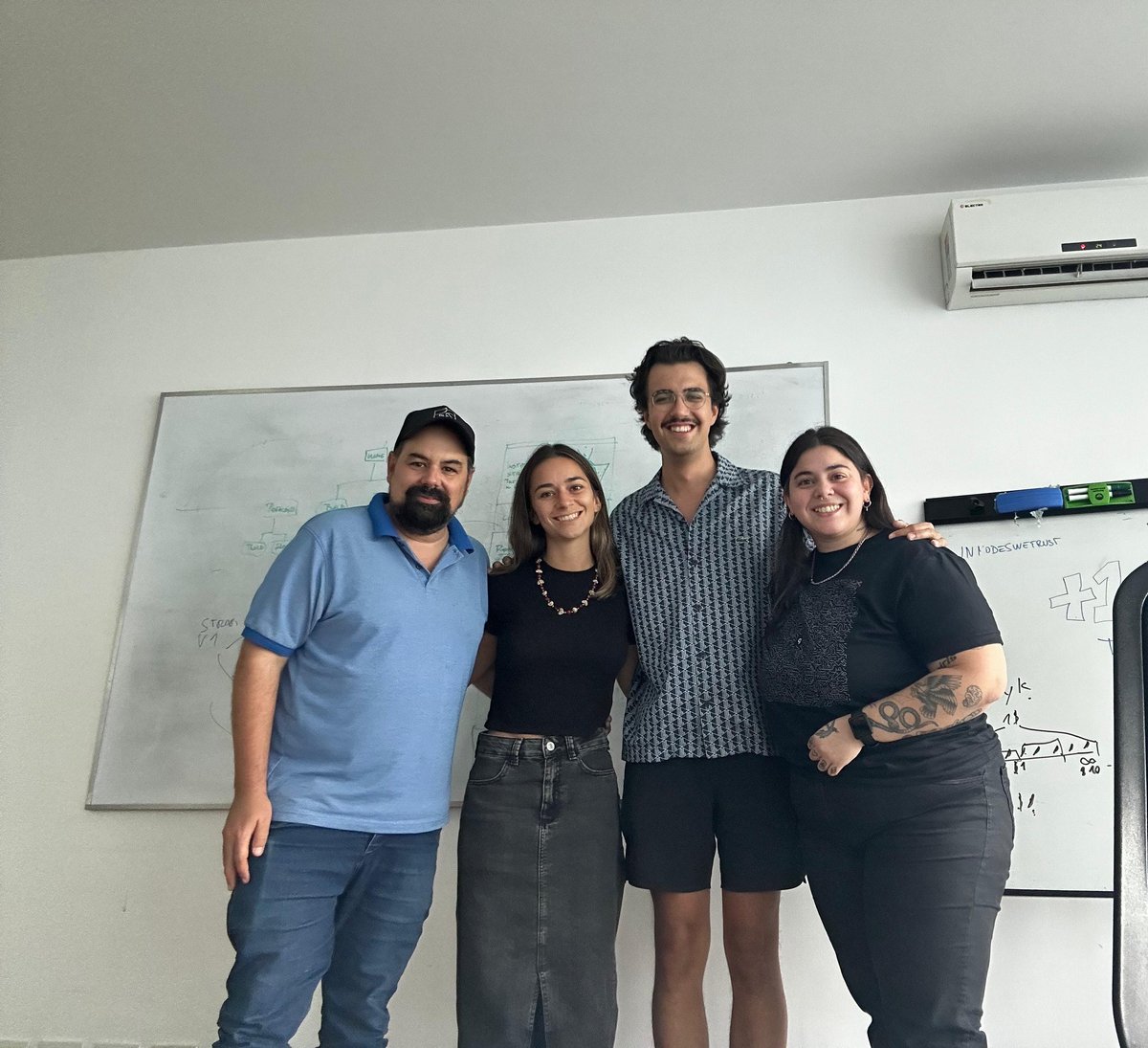 Last Friday, we had a wonderful visit in our office! We welcomed @valeyo777, CEO & Co-founder of @QuasarFi 🪐 It was great to nerd out with you about DeFi and liquidity management ✨️