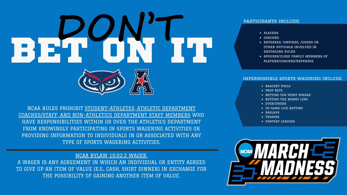 Florida Atlantic Athletics Compliance tweet media