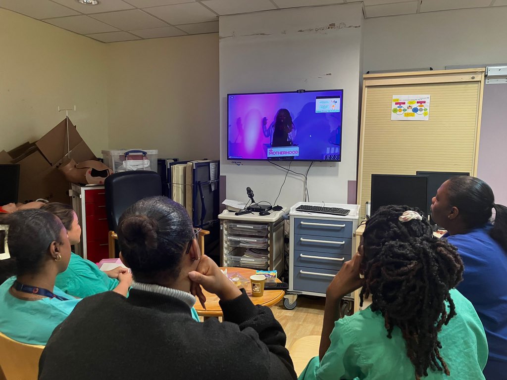 Today we are live streaming the Black Maternal Health Conference @MotherhoodGroup for our maternity staff to tune into across all of our hospital sites @RoyalFreeNHS . #BMHCUK @adwoaodoso