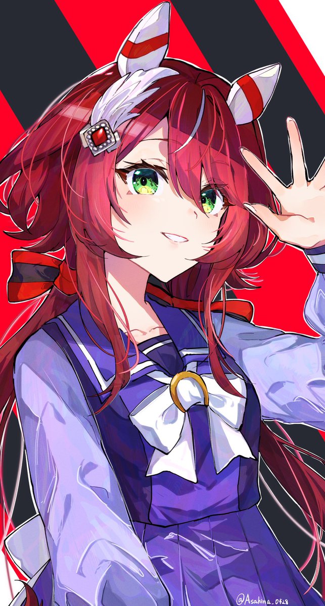 ＃ウマ娘　＃ウインバリアシオン
ウインバリアシオンちゃん