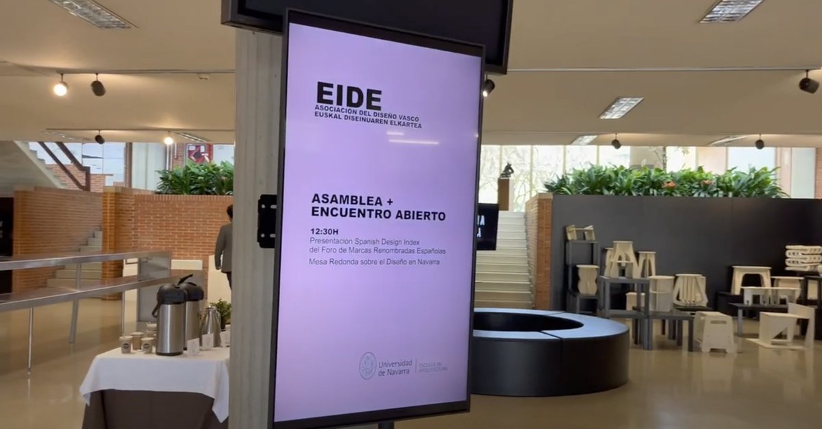 🎥 Vídeo resumen de la #AsambleaGeneralOrdinaria de #EIDE, que se llevó a cabo el 15/03 en @etsaunav, y donde Angélica Barco asumió la presidencia de la Junta Directiva. 👉 ow.ly/oHCG50QVIsG #EideEuskalDiseinua #EideBasqueDesign #SpainDesignIndex