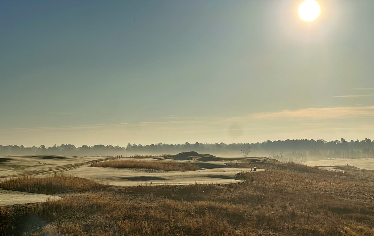 MichaelDavis_SC's tweet image. Morning view to start the Old Barnwell Member-Member ⛳️