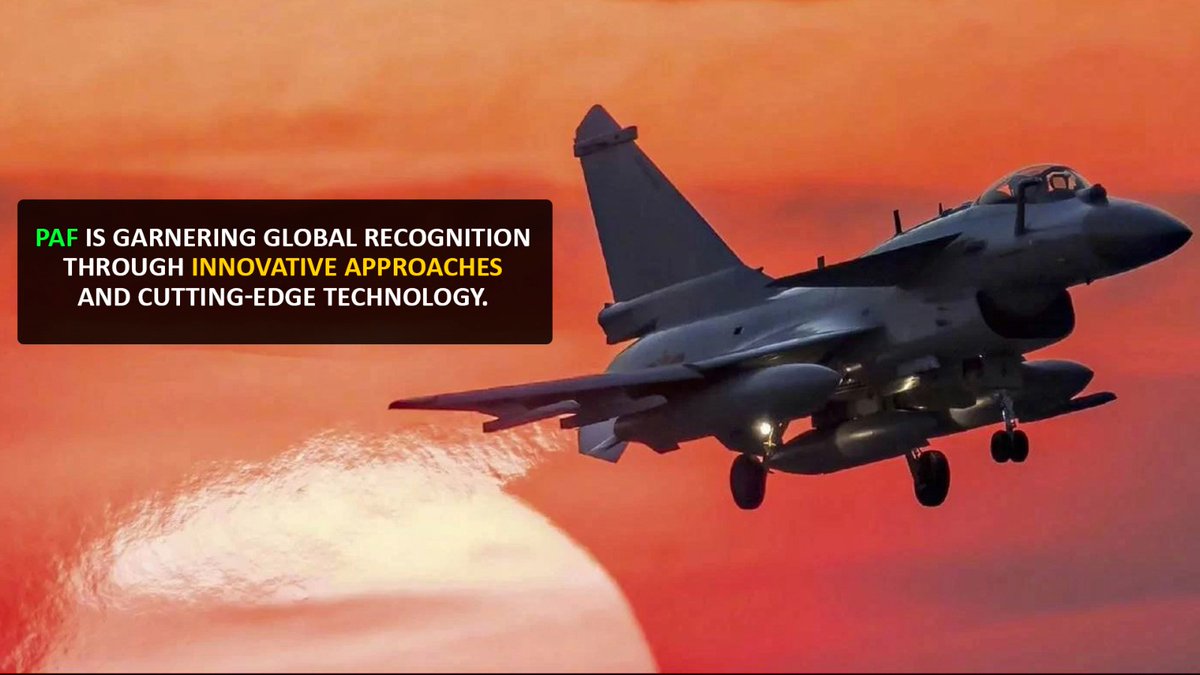 "Saluting the Pakistan Airforce for it's unwavering commitment to excellence."
#PakistanAirForce #PAF