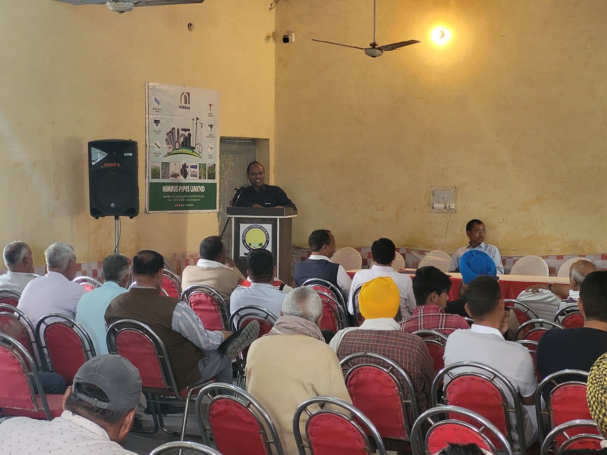NimbusPipesLtd's tweet photo. A big thank you to all the sugarcane farmers who joined us for our recent training event on sugarcane farming with micro irrigation! 🚜💧

During the session, we delved into crucial techniques for climate resilience and optimizing water resources in sugarcane cultivation. https://t.co/PocTilWhKU