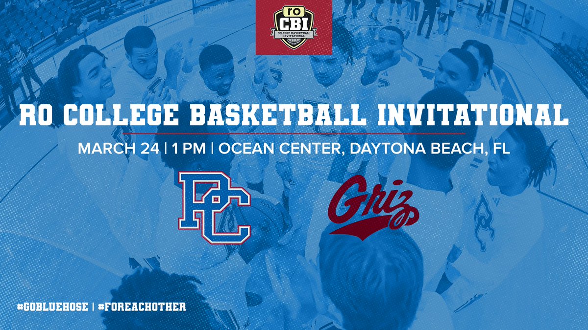 𝐏𝐎𝐒𝐓𝐒𝐄𝐀𝐒𝐎𝐍 𝐇𝐎𝐎𝐏𝐒! 🏀 Our Season Continues... PC has accepted a bid to the @CBITourney. We'll play Montana in the 1st round in Daytona Beach, Fla. on March 24 at 1 p.m. 📰- tinyurl.com/bdhtj8kb 🎟️ - tinyurl.com/5n978k7t #GoBlueHose | #ForEachOther