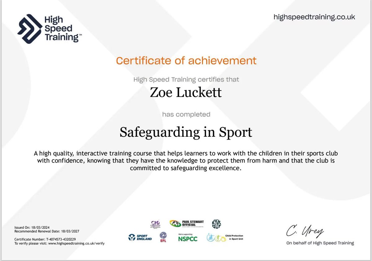 So I’ve just completed my first Safeguarding in Sport course! What an interesting and informative course with the support from the likes of @PStewy103, who tells of his own experiences as well! #safeguarding #archery