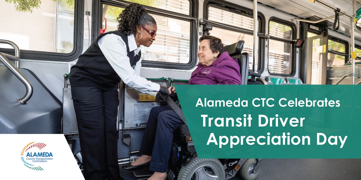Alameda County residents depend on transit to get to school, work, appointments, and the fun stuff too! Today, we extend our heartfelt gratitude to the unsung heroes behind the wheel—our dedicated transit drivers. #NationalTransitDriverAppreciationDay