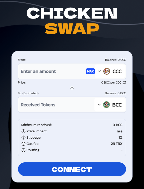CCCTRX20's tweet photo. Happy trading!
$CCC $BCC #coconutchicken #chickenswap