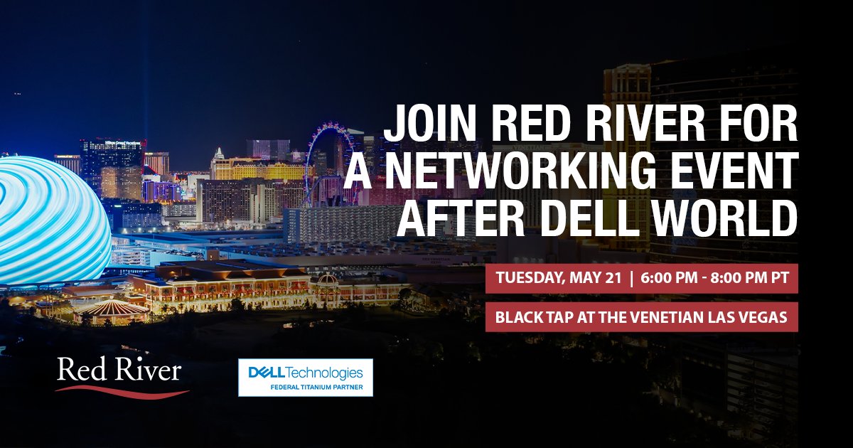 Red River and @DellTech are hosting a networking event after Dell World. We hope to see you there. hubs.ly/Q02pN-7-0